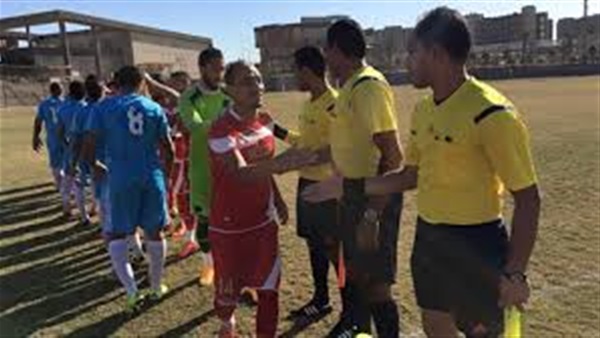 اشتباك عنيف باليد في مباراة ملوي وشباب سمالوط