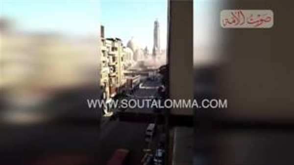 لحظة انفجار الكاتدرائية (فيديو)