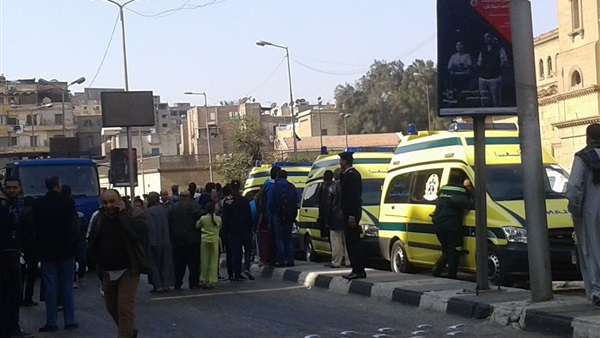 انفجار قنبلة بمقاعد السيدات بالكنيسة البطرسية وراء الحادث