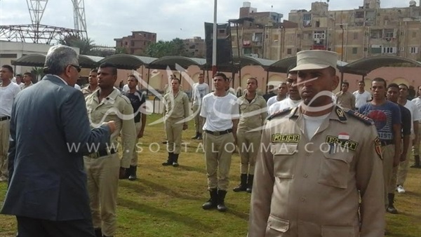 زيارة مفاجئة لمدير امن البحيرة لتفقد حماية الكنائس‎ (صور)