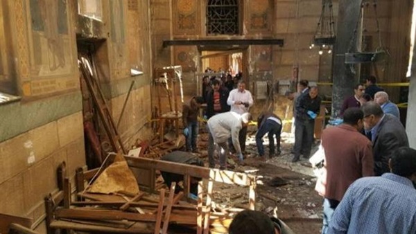 جنازة الشهيدة الـ25 لتفجير الكنيسة البطرسية (بث مباشر)