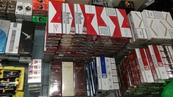 ضبط 62 ألف علبة سجائر بالبحيرة‎