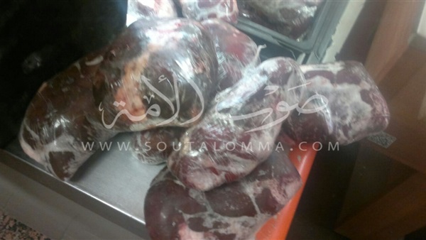 ضبط 332 كيلو لحوم غير صالحة للاستهلاك الآدمي في حملة بالمنصورة