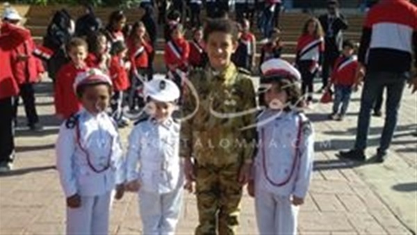 أطفال «مبادرة مصر بخير» يستعدون لوقفة ضد الإرهاب (صور)