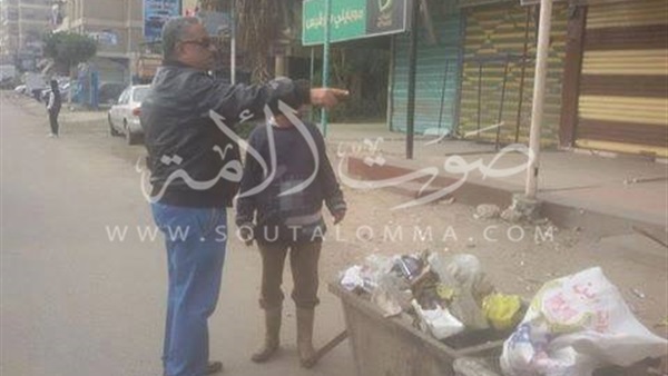 حملة للنظافة بامتداد شارع أسوان في بورسعيد