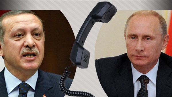 بوتين وأردوغان يبحثان هاتفيا إجراء المفاوضات بين الحكومة السورية والمعارضة