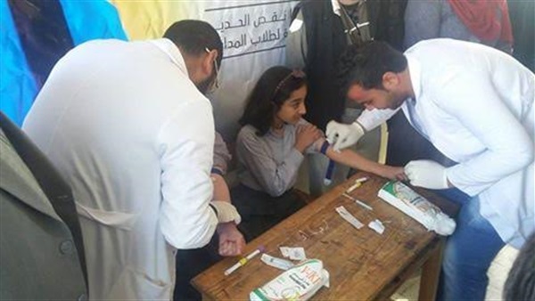 الكشف على 1150 تلميذا بمدارس العريش والشيخ زويد 