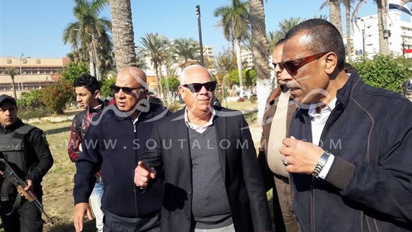 «الغضبان» يشهد البروفات النهائية لاحتفالات عيد بورسعيد القومي