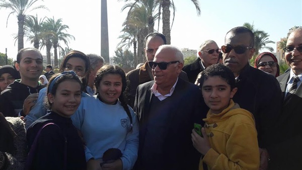 محافظ بورسعيد يشهد البروفات النهائية للاحتفال بالعيد القومي