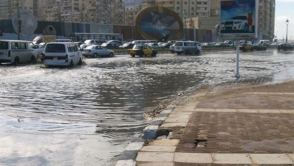 أمطار خفيفة على الثغر واستمرار حركة الملاحة ببوغازي الإسكندرية والدخيلة
