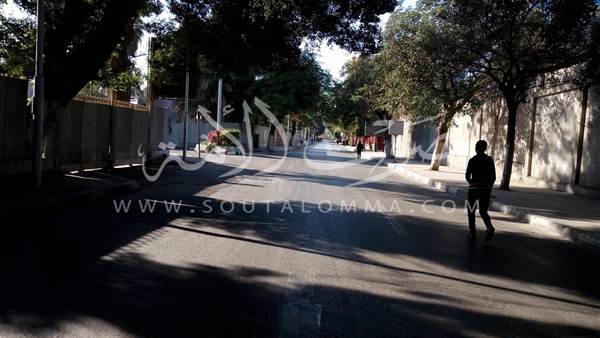 قوات الأمن تغلق الشوارع الجانبية بمحيط «أهلي الجزيرة» (صور)