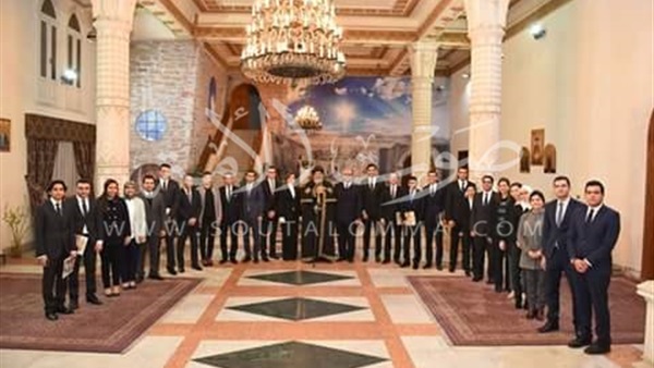 البابا تواضروس يستقبل وفد المعهد الدبلوماسي