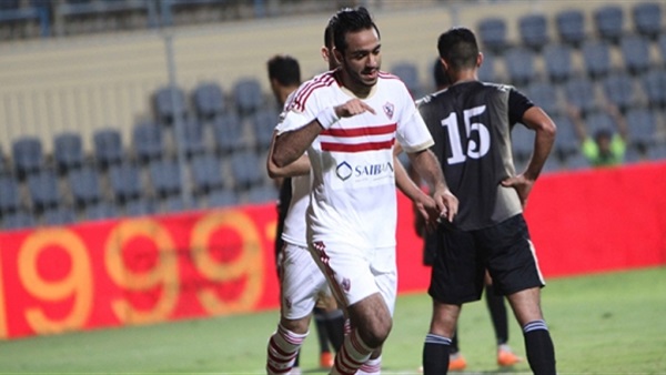 «كهربا» يحفز لاعبي الزمالك قبل القمة