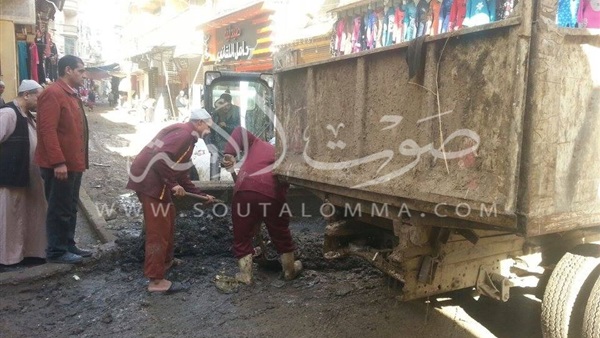 حملة مكبرة لرفع القمامة ومخلفات الأمطار من شوارع كفر الشيخ‎