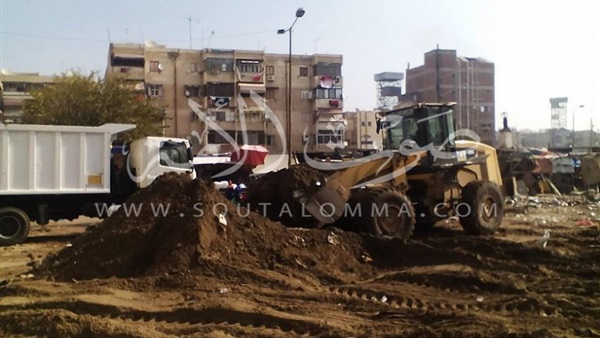 حملة للنظافة بسوق السلام الجديد في ضواحي بورسعيد