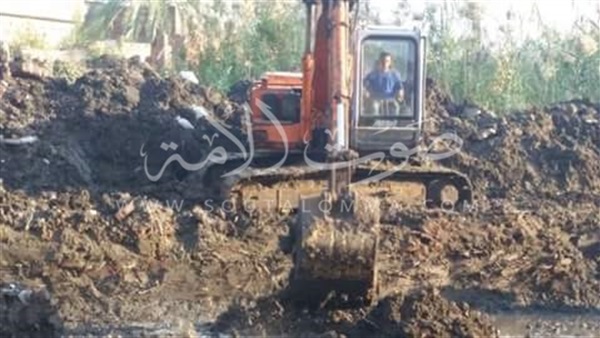 رفع 300 متر تعديات على الأراضي الزراعية بدمياط