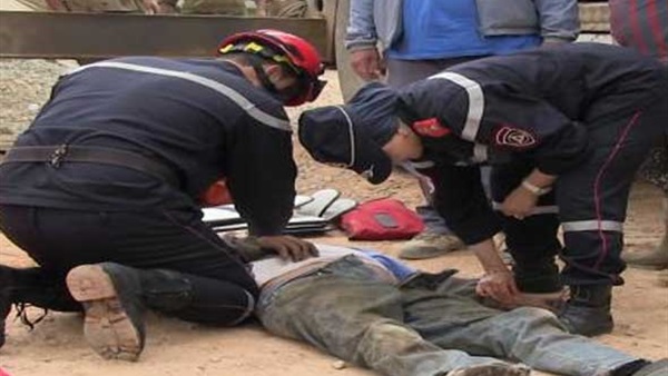 إصابة متهم عقب سقوطه من الطابق الثالث بمجمع محاكم الأقصر 