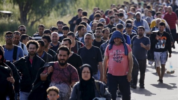 استمرار تدفق اللاجئين إلى النمسا عبر سلوفينيا بالرغم من هطول الأمطار 