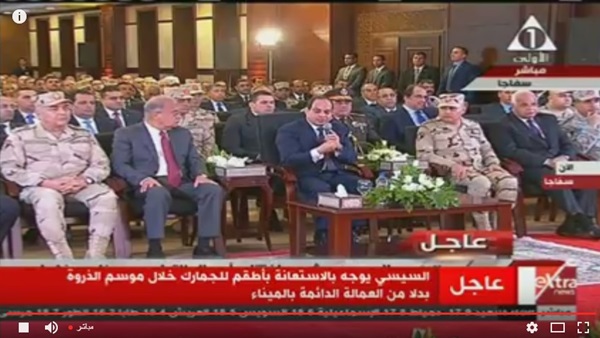 قرار من السيسي بشأن العمالة في ميناء سفاجا (صور)