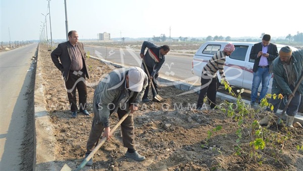 رئيس مدينة مطوبس يتفقد أعمال تطوير طريق الفنار بكفر الشيخ ( صور)‎