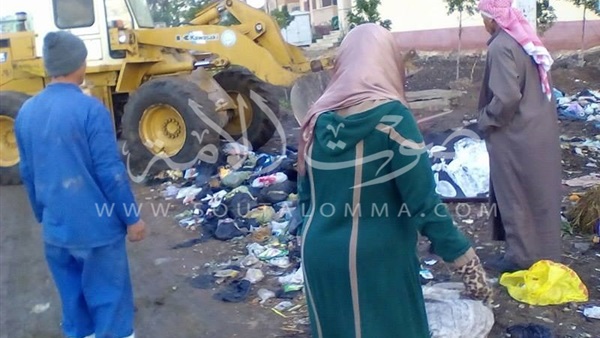 حملة لرفع القمامه من أمام المصالح الحكومية بكفر الشيخ (صور)‎