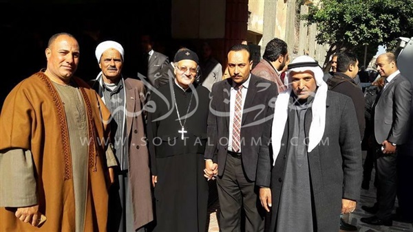 «زراعيين بورسعيد».. يقدمون التهنئة للمطران