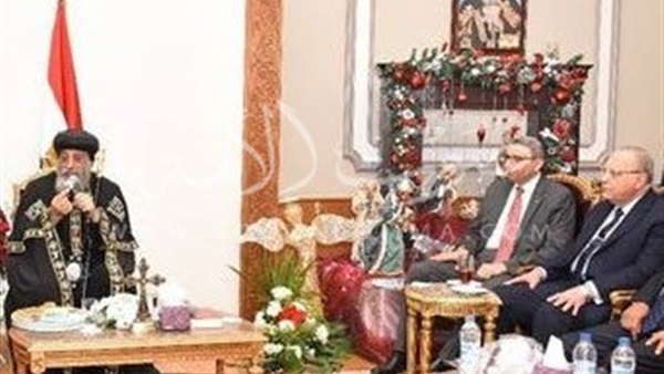 وزير العدل من الكاتدرائية: أدعو الله أن تظل مصرنا آمنة مطمئنة