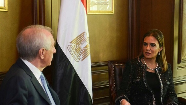 وزيرة التعاون الدولي تبحث مع وزير الزراعة اللبناني استعدادات «اللجنة المشتركة»