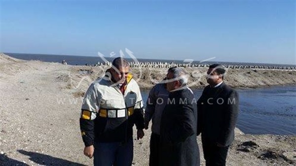 سكرتير محافظة دمياط يتفقد بوغاز عزبة البرج‎ (صور)