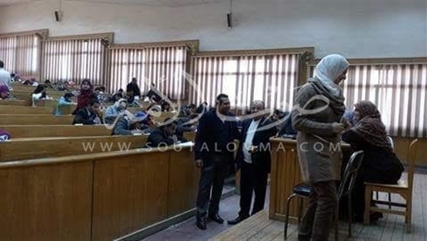 «الفيل» يتفقد اللجان الامتحانية بـ«حاسبات الفيوم»