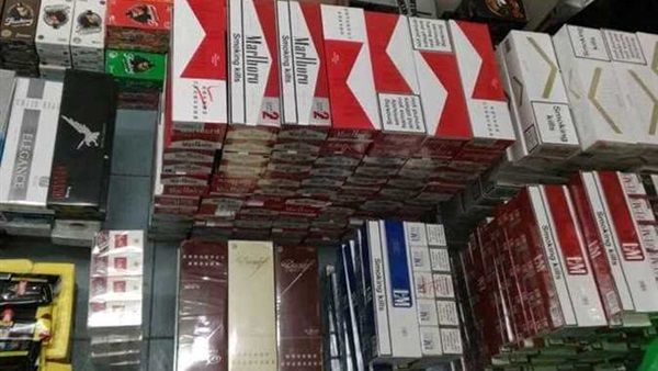 ضبط 50 ألف علبة سجائر مجهولة المصدر في المقطم‎