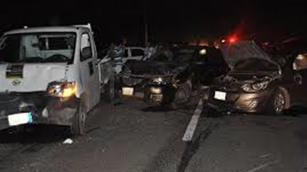 مصرع 3 أشخاص وإصابة ضابط شرطة في حادث بالمنيا