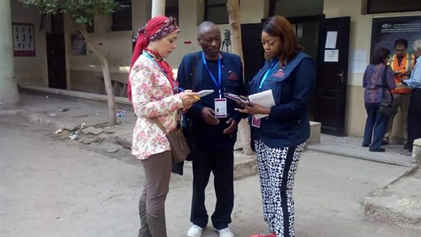 بالصور.. لجنة دولية لمراقبة الانتخابات بالزمالك