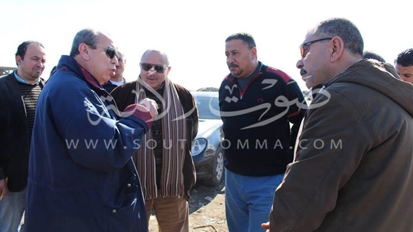 «طه» يتفقد مشروع مرور دمياط الجديد‎ (صور)