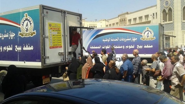 دعم منافذ السلع الغذائية بمبردات جديدة في أبو النمرس