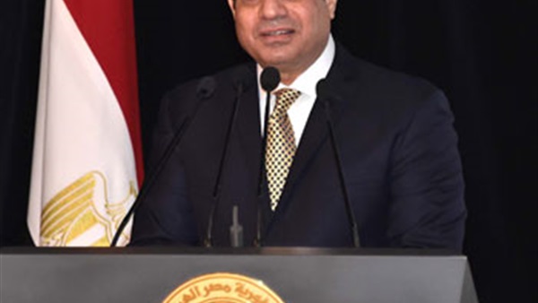 السيسي: نسعى لمعالجة مياه الصرف الصحي