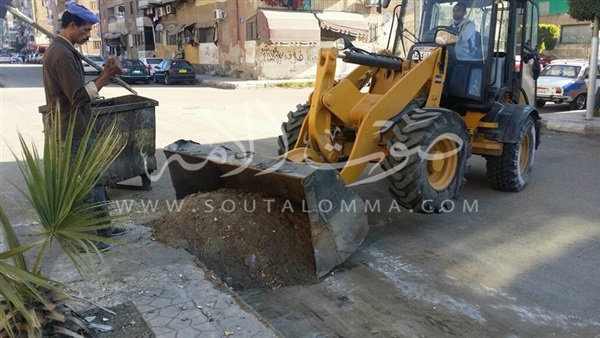 رئيس مدينة بورفؤاد يتفقد أعمال الإدارات الميدانية (صور)