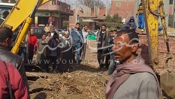 إزالة التعديات الخاصة بقاعة «مسايا» بمنوف استجابة للأهالي 