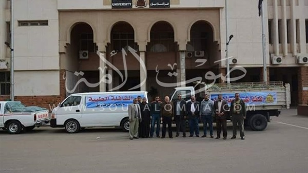 انطلاق قافلة طبية من جامعة الزقازيق إلى حلايب وشلاتين (صور)