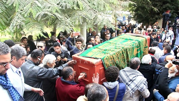 تشيع جثمان سيد حجاب من مسجد الفاروق بالمعادى