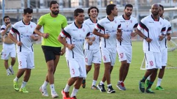 تدريبات خاصة لقوة الزمالك الضاربة في مران الفريق