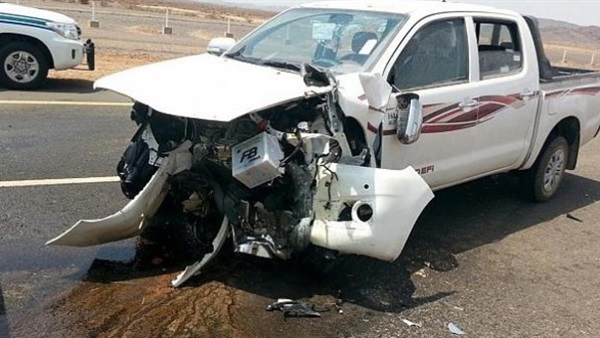 إيقاف الحركة المرورية أعلى دائري بهتيم بسبب تصادم 3 سيارات 