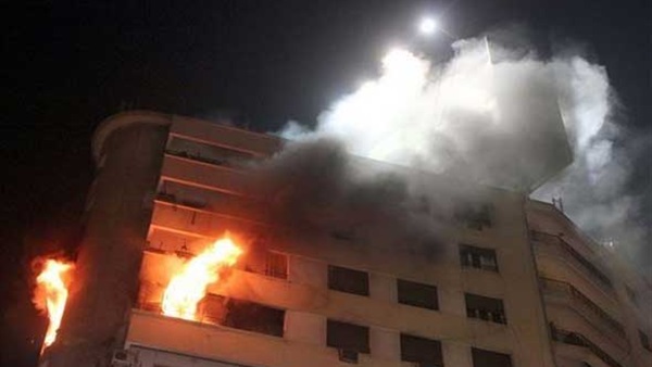 السيطرة على حريق داخل شقة سكنية في الزمالك
