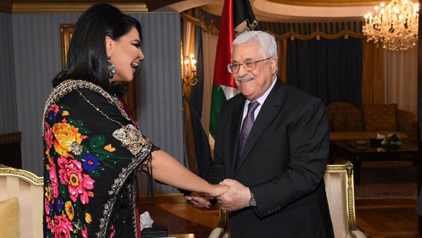 أحلام مع «أبو مازن» لمناقشة الأوضاع الفلسطينية 