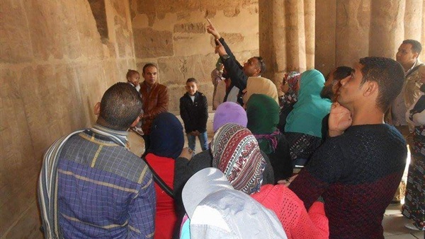 شباب «المؤتمر» يروجون للسياحة المصرية في الأقصر (صور)