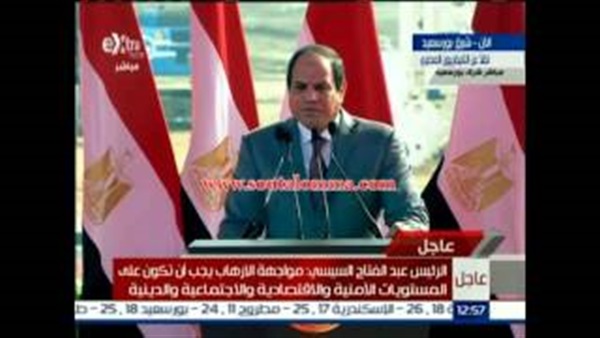 بالفيديو.. «السيسي» يشيد بالحكومة في مواجهة أزمة الأمطار