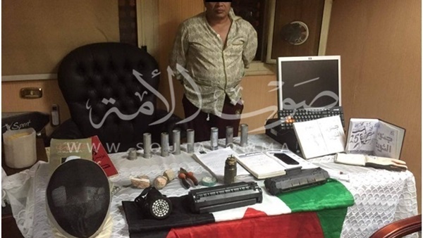 سقوط مسجل خطر حول منزله لمعمل متفجرات بمصر القديمة