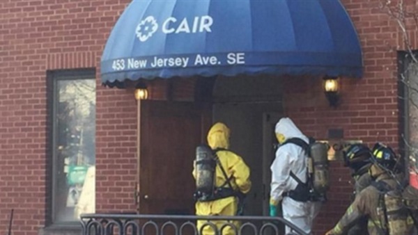 اخلاء مقر مجلس العلاقات الاسلامية الامريكية بعد وجود رسالة بمادة مشبوهة