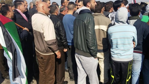 إصابات خلال مسيرة سلمية لأهالي «عابود» برام الله لفتح مدخل المدينة 