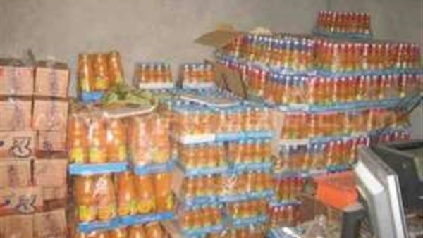 ضبط 720 عبوة عصير مجهولة المصدر داخل  سوبر ماركت بالمحلة 